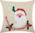Nourison Mina Victory Mina Victory Home for The Holiday Merry Santa Decorative Pillow
