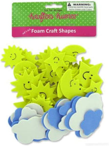 Sky foam craft shapes-Package Quantity,24