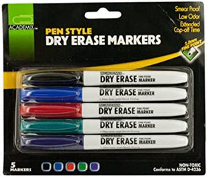 bulk buys Pen Style Dry Erase Markers Set - Pack of 24