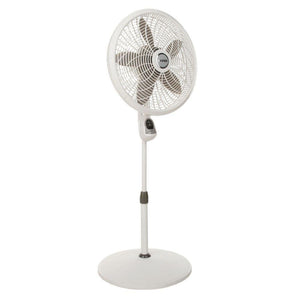 Lasko ENERGY Saver 18" Pedestal Stand Fan with 3 Speeds, Adjustable Height & Widespread Oscillation & FREE Remote Control Included