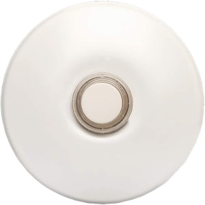 NICOR Lighting Prime Chime Lighted Stucco Button in White (ECSBWH)