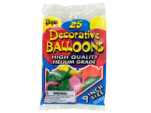 Helium Grade Latex Balloons - Pack of 108