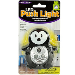 36-Packages of Animal LED Push Light
