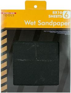 Sterling 12 Pc Wet Sandpaper - Set of 25
