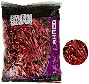 Red Metallic Gift Shred - Pack of 48
