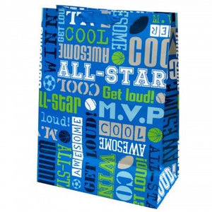 Boys Sports Words Mega Gift Bag - Pack of 48
