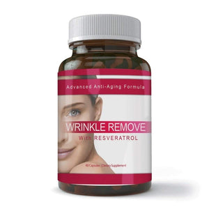 Totally Products Wrinkle Remove Dietary Supplement with Resveratrol, Vitamin A-C-E, Green Tea, and Collagen 3 bottle