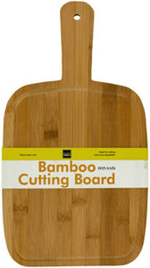 Paddle Style Bamboo Cutting Board - Pack of 4