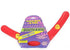 Red plastic boomerang - Case of 72