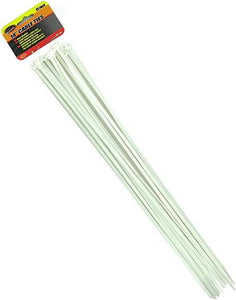 15 Pack 14 inch cable ties - Case of 24