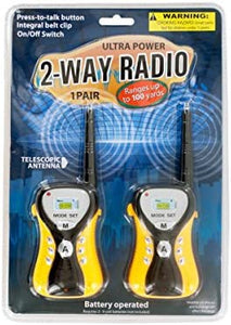Ultra Power 2-Way Radio Set - Pack of 2