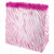 Large Pink Zebra Glitter Gift Bag - Pack of 48