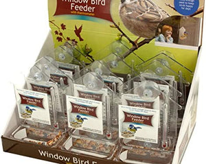 Window Bird Feeder Thermometer Countertop Display - Pack of 36