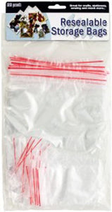 Bulk Buys Resealable Storage Bags - Pack of 24