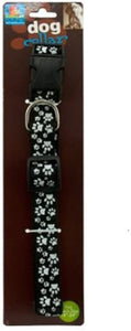 DUKES Dog Collar with Paw Print, Case of 48