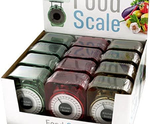 Kitchen Food Scale Countertop Display - Pack of 36