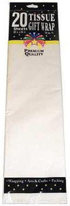 Ddi 20 Sheet White Tissue (Pack Of 72)