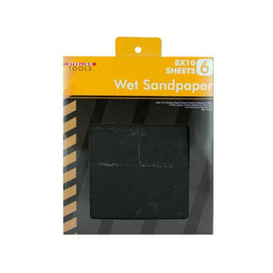 Wet Sandpaper 6-Sheet Pack - Case of 100
