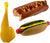 Duke's Meat Lovers Squeaking Dog Toy Pack of 12