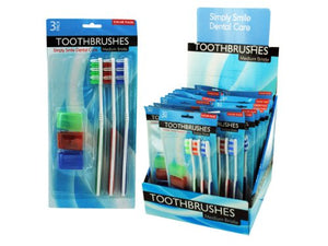Toothbrush Set Countertop Display - Pack of 24
