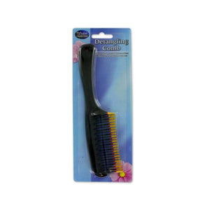 Bulk Buys Professional Plastic Detangling Hair Styling Comb Pack of 24