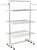 Everyday Home Laundry Drying Rack Clothes Organizer Hanging Storage