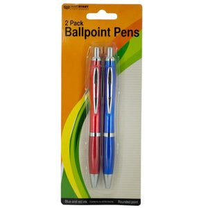 Retractable Ball Point Pens Set - Pack of 48
