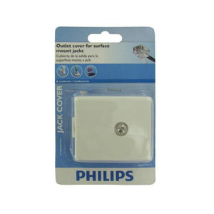 phillips 6 conductor white jack cover - Case of 36