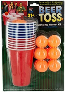 Beer Toss Drinking Game Kit - Pack of 12