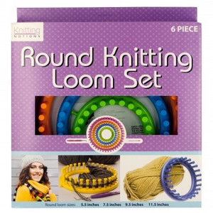 Round Knitting Loom Set - Pack of 4