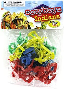 Bulk Buys Cowboys and indians play set Case Of 24