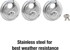 Master Lock 40DPF Stainless Steel Discus Padlock