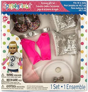 Bulk Buys Glitter Doll Accessory Gift Set - Pack of 12