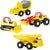 American Plastic Toys Construction Vehicles (case of 16)
