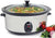 3.5-quart Oval Slow Cooker High, Low and Auto Keep-warm Settings for Cooking or Re-Heating