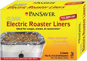 PanSaver Electric Roaster Liners,  1-pack (2 units)
