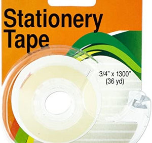 Clear Stationery Tape In Dispenser - Pack of 24