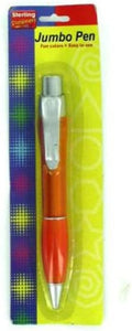 Jumbo Pen With Pocket Clip - Case of 48