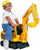 Fun and Amazing Skyteam Technology Micro Construction Excavator Ride-On