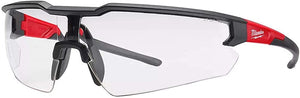Milwaukee Anti-Fog Safety Glasses Clear Lens Black/Red Frame 1 pc. - Case of: 1;