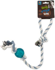 Dog rope toy with plastic ball-Package Quantity,96