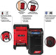 Milwaukee 2951-20 M12 Lithium-Ion Cordless Jobsite Radio/Bluetooth Speaker with Built-In Charger (Tool Only)