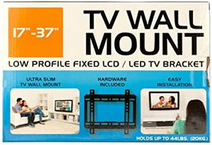 Bulk Buys Small Low Profile TV Wall Mount - Pack of 2