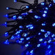 Blue Solar Powered LED String Lights - Pack of 4