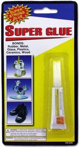 Bulk Buys HZ025-96 3.5&quot; Bottle of Super Glue Bonds Rubber Metal and Glass - Pack of 96