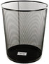Black Metal Mesh Waste Container - Pack of 16