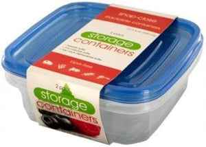 Bulk Buys Square Food Storage Container Set - 24 Pack