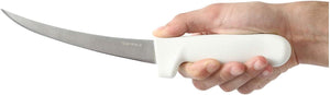 Sheffield 12780 6 Inch Boning Knife, Flexible Curved Blade Processing Knife, Prep Meat & Fish with Ease