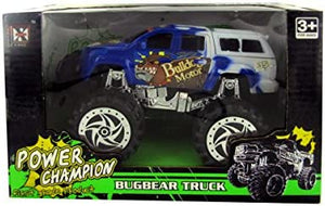 Bulk Buys Friction Big Wheel Super Power Truck (Set of 9)