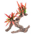 Aquatop Driftwood Aquarium Plant - Firey Red - 6" Wide x 7" High